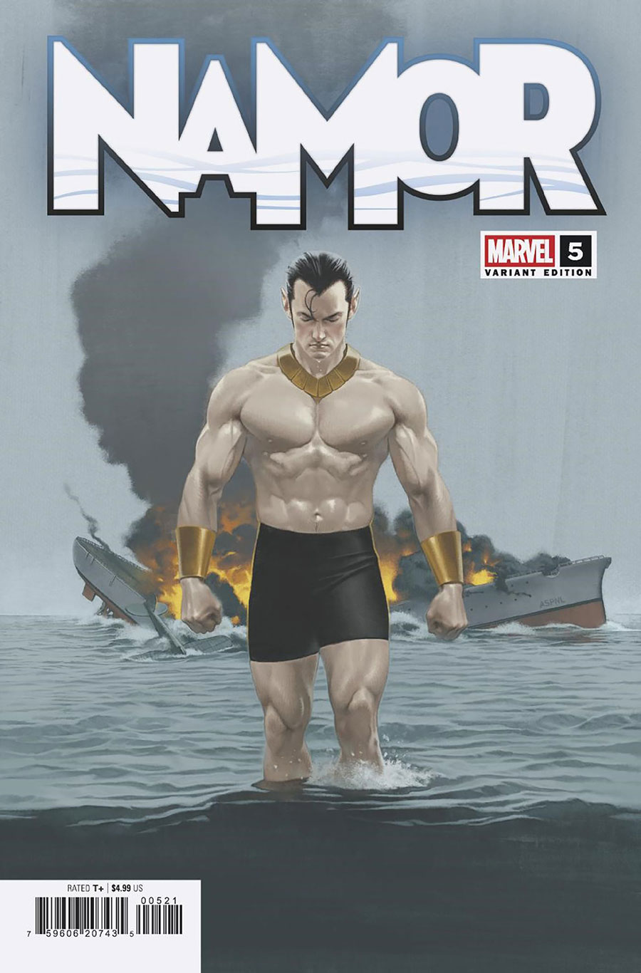 Namor Vol 2 #5 Cover B Variant Marc Aspinall Cover