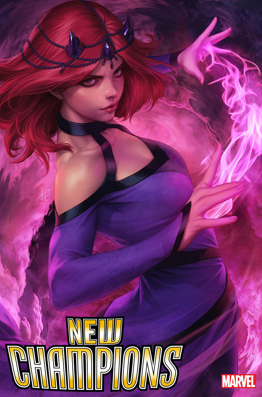 New Champions #1 Cover E Variant Stanley Artgerm Lau Amaranth Cover