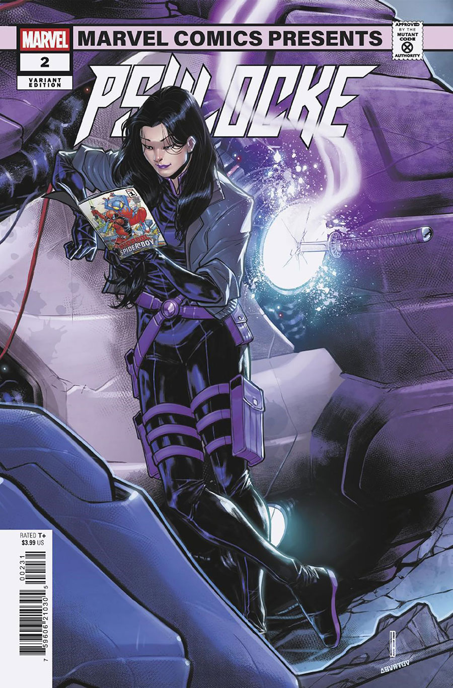 Psylocke Vol 2 #2 Cover B Variant David Baldeon Marvel Comics Presents Cover