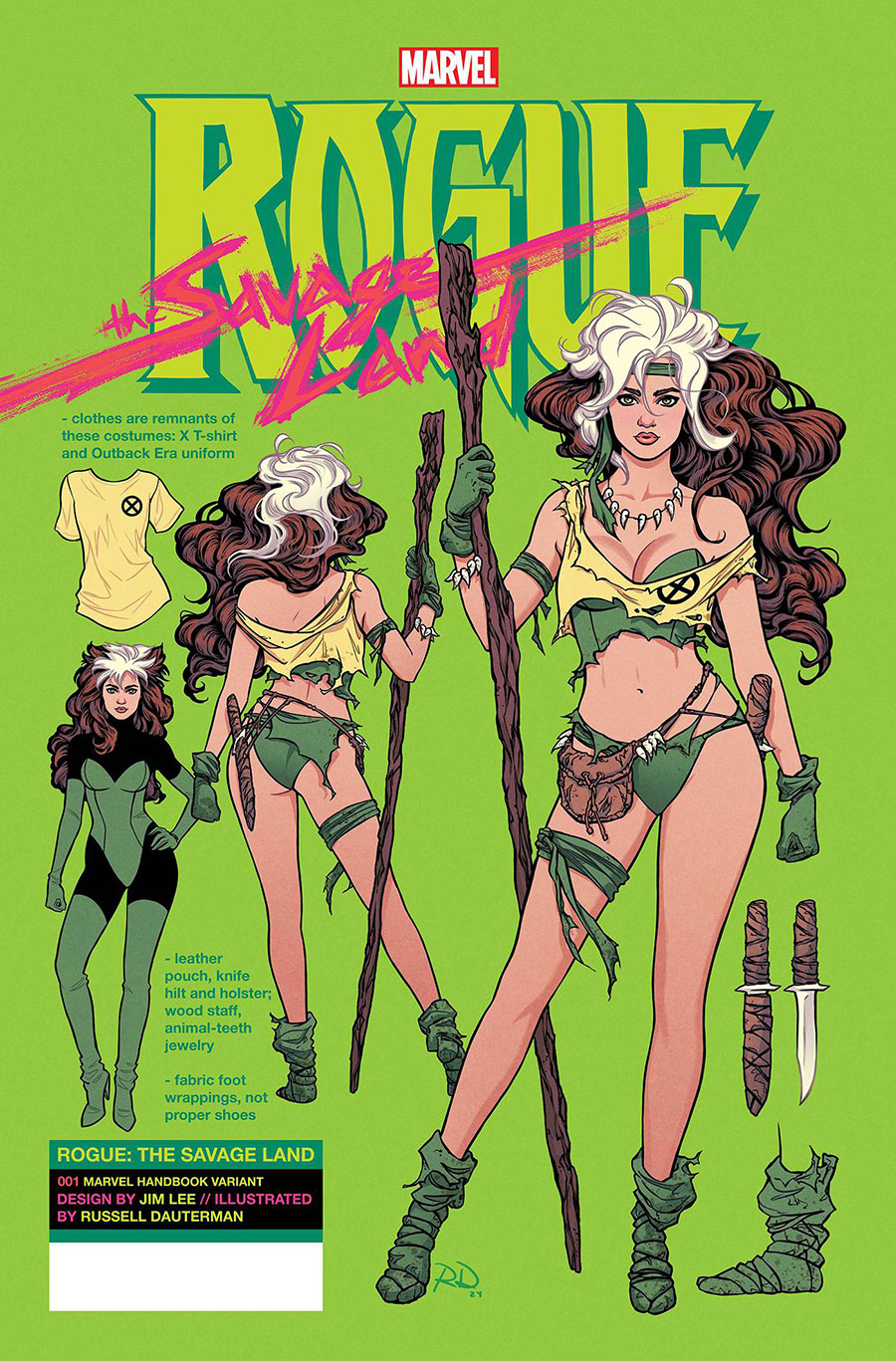 Rogue The Savage Land #1 Cover B Variant Russell Dauterman Cover