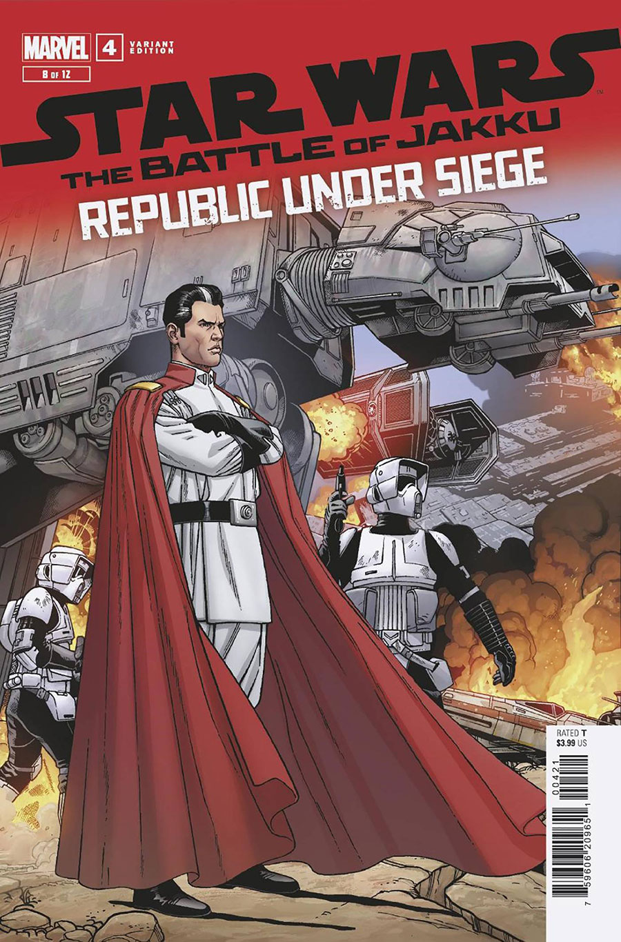 Star Wars Battle Of Jakku Republic Under Siege #4 Cover B Variant Ramon Rosanas Cover