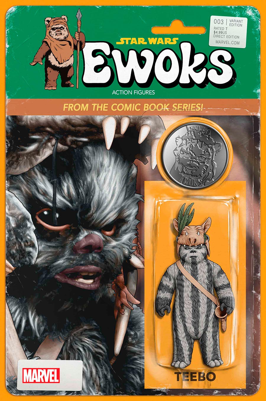 Star Wars Ewoks #3 Cover B Variant John Tyler Christopher Action Figure Cover