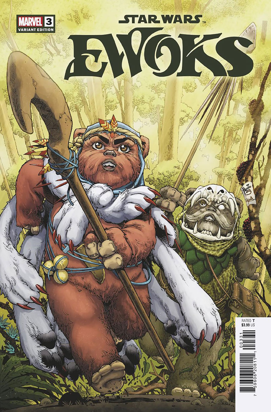 Star Wars Ewoks #3 Cover C Variant Paulo Siqueira Cover