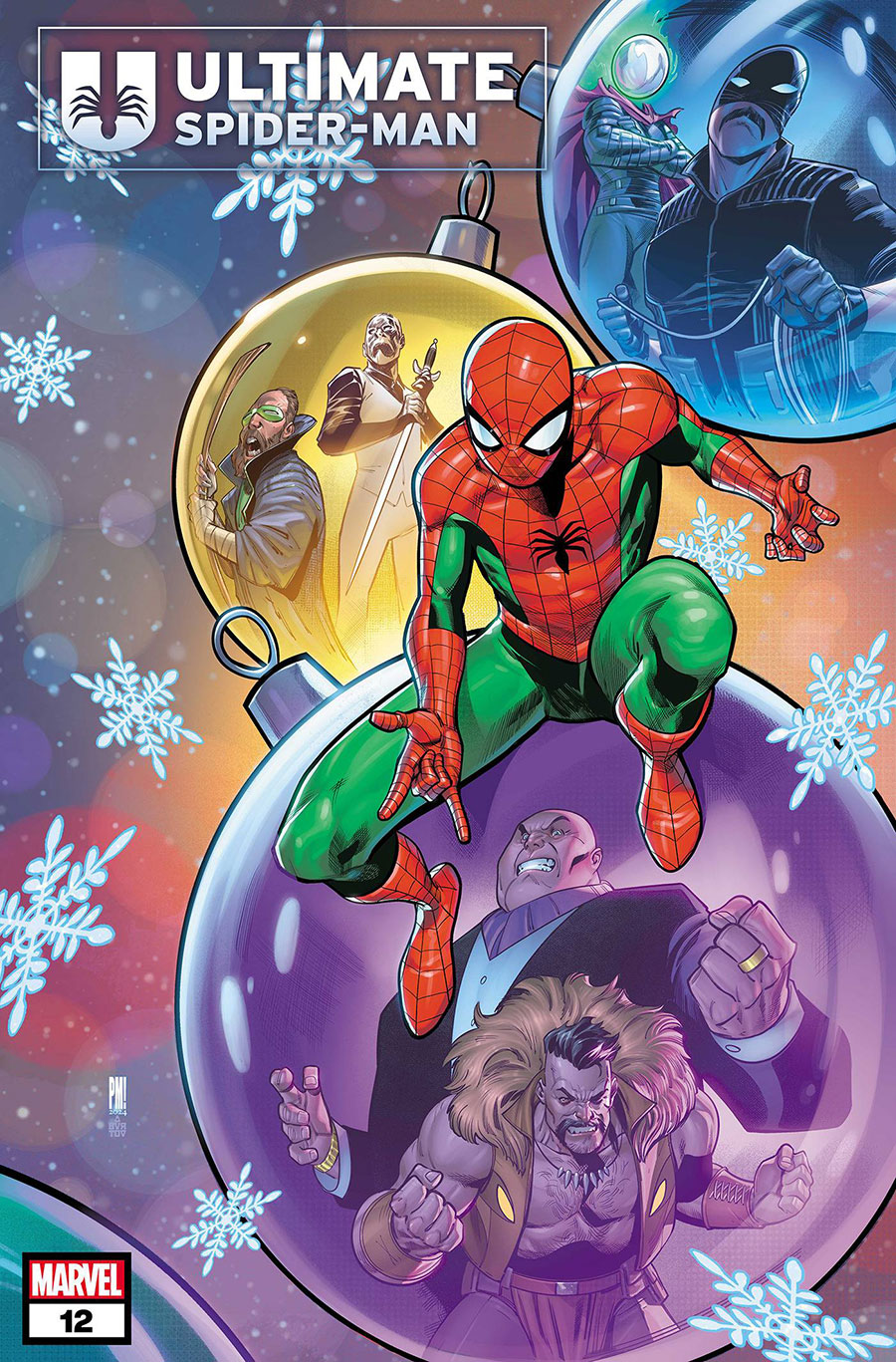 Ultimate Spider-Man Vol 2 #12 Cover B Variant Paco Medina Winter Holiday Cover