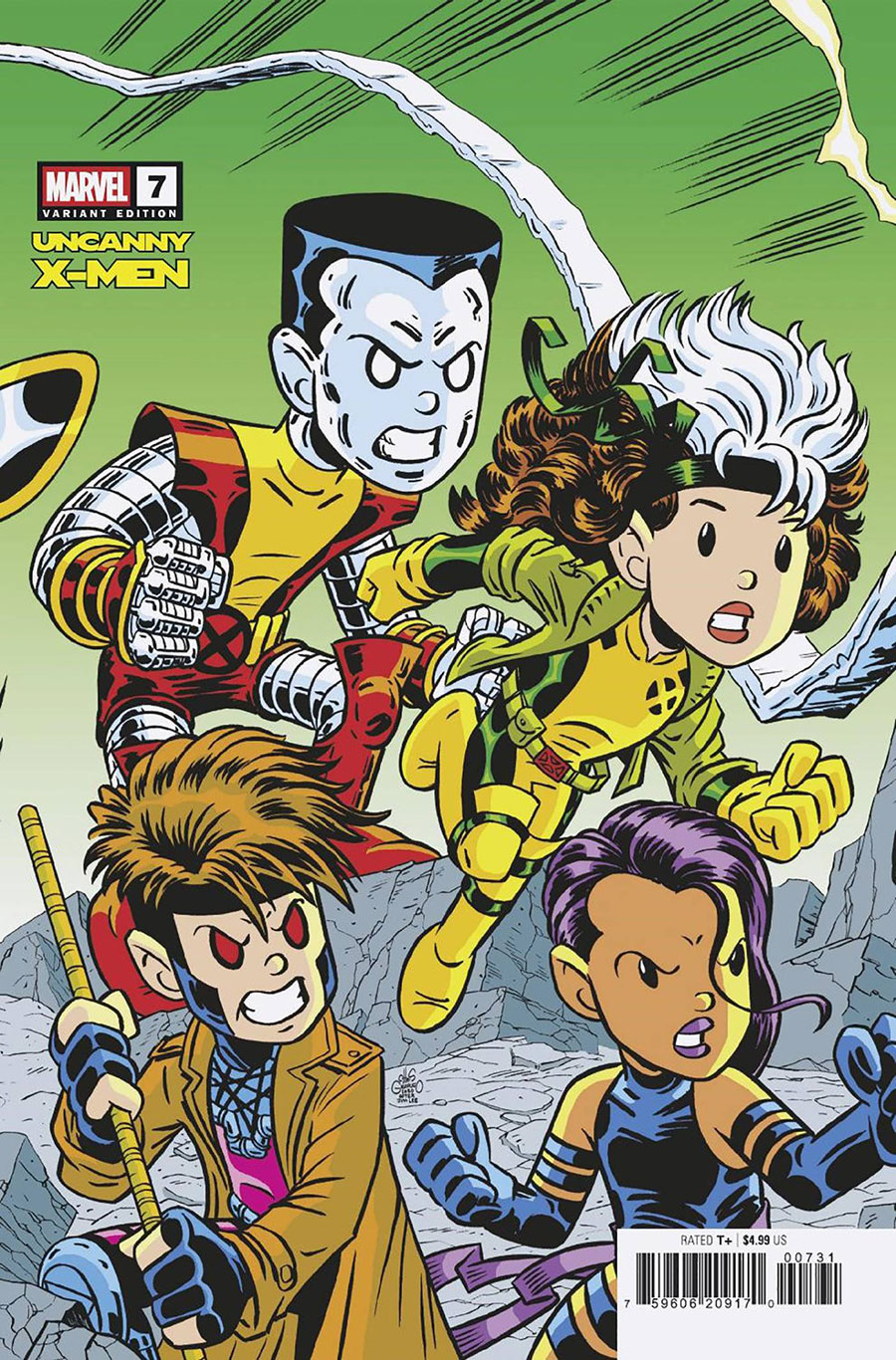 Uncanny X-Men Vol 6 #7 Cover B Variant Chris Giarrusso Crossover Connecting Cover (Raid On Graymalkin Part 2)