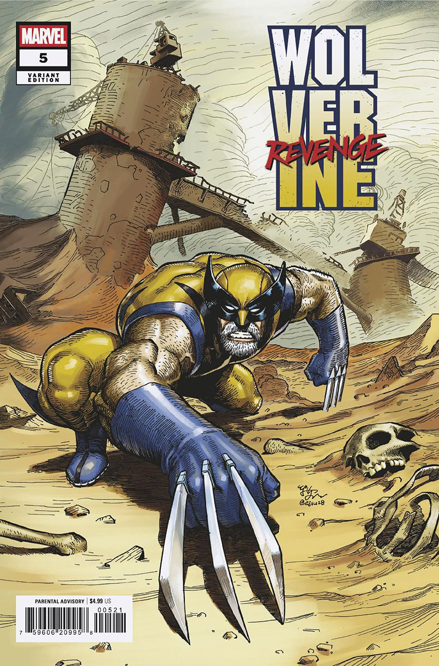 Wolverine Revenge #5 Cover B Variant EJ Su Cover