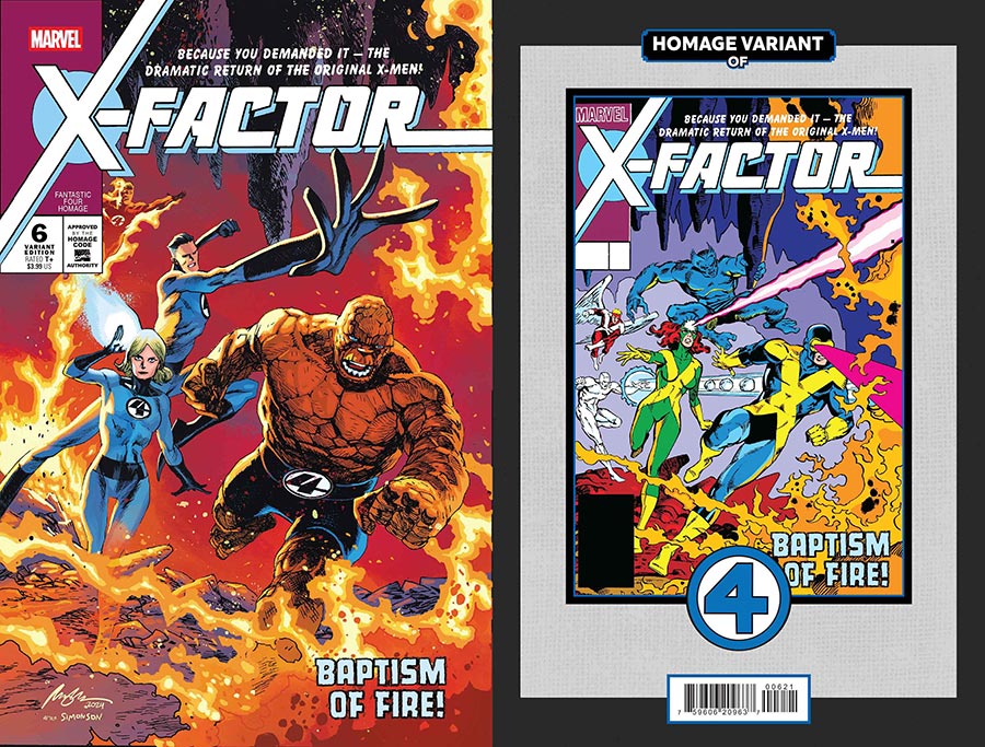 X-Factor Vol 5 #6 Cover B Variant Rafael Albuquerque Fantastic Four Homage Cover