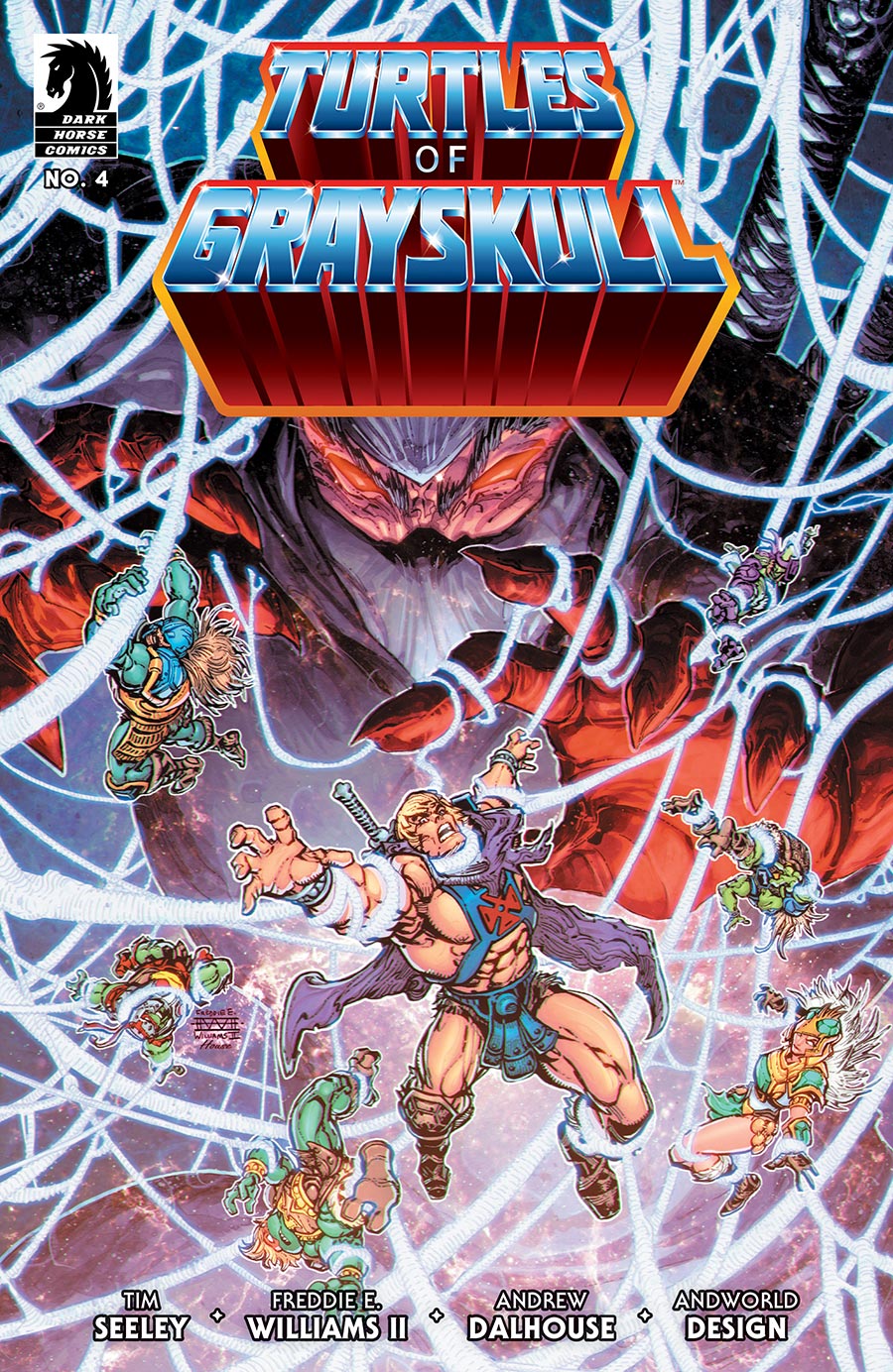 Masters Of The Universe Teenage Mutant Ninja Turtles Turtles Of Grayskull #4 Cover A Regular Freddie E Williams II Cover