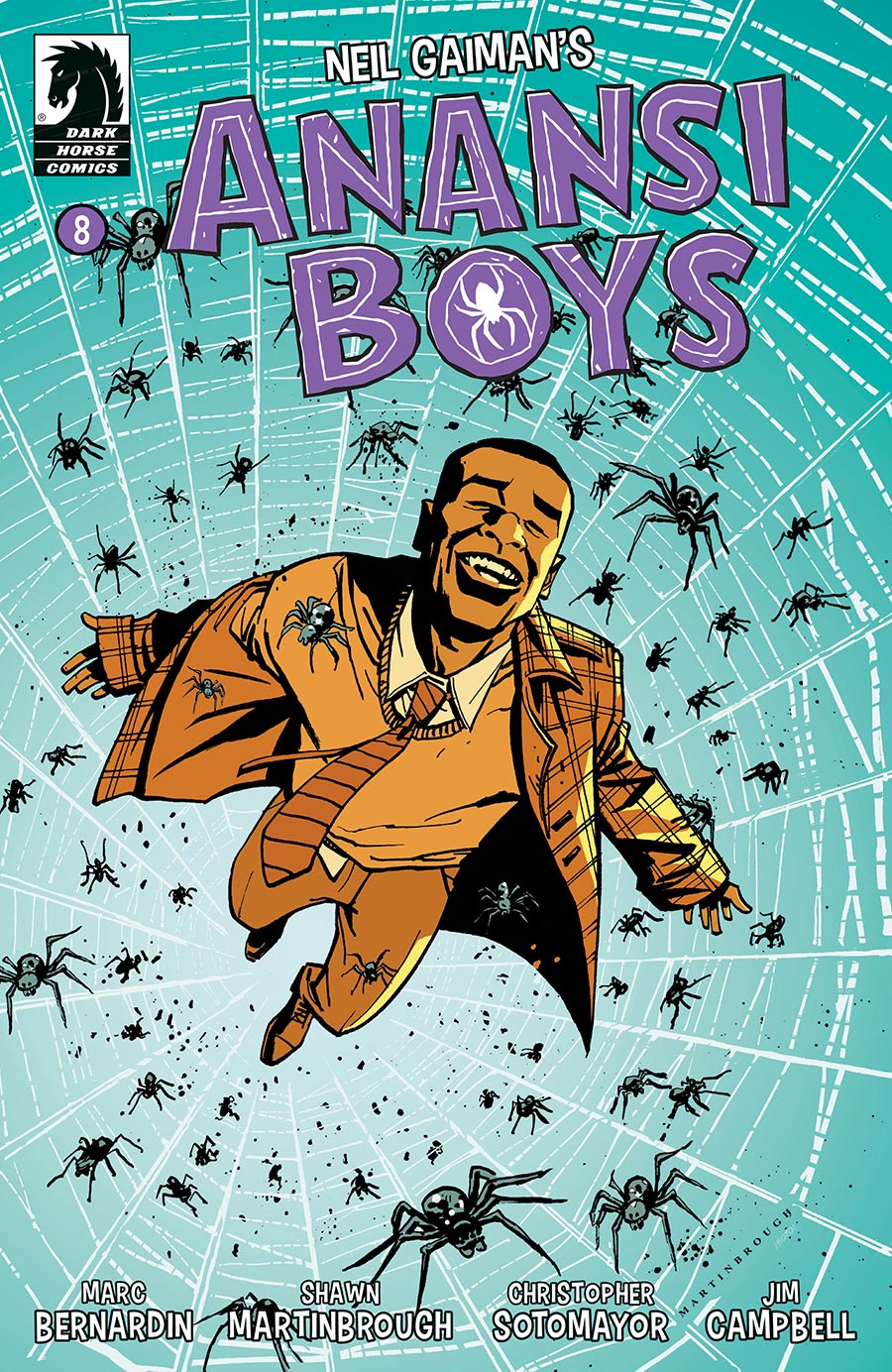 Neil Gaimans Anansi Boys I #8 Cover B Variant Shawn Martinbrough Cover - RESOLICITED