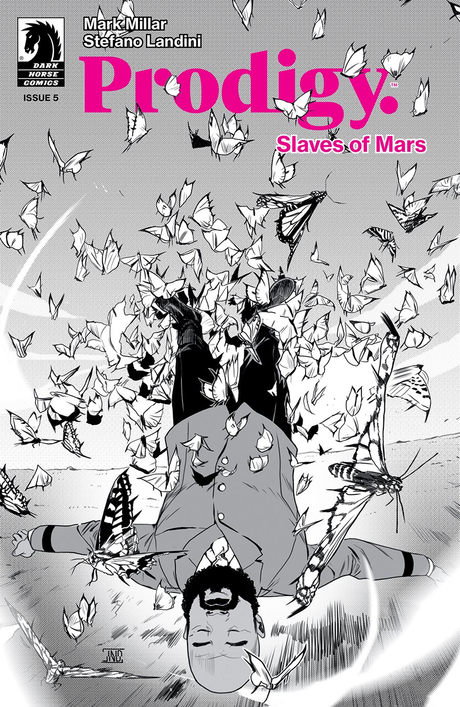 Prodigy Slaves Of Mars #5 Cover B Variant Stefano Landini Black & White Cover