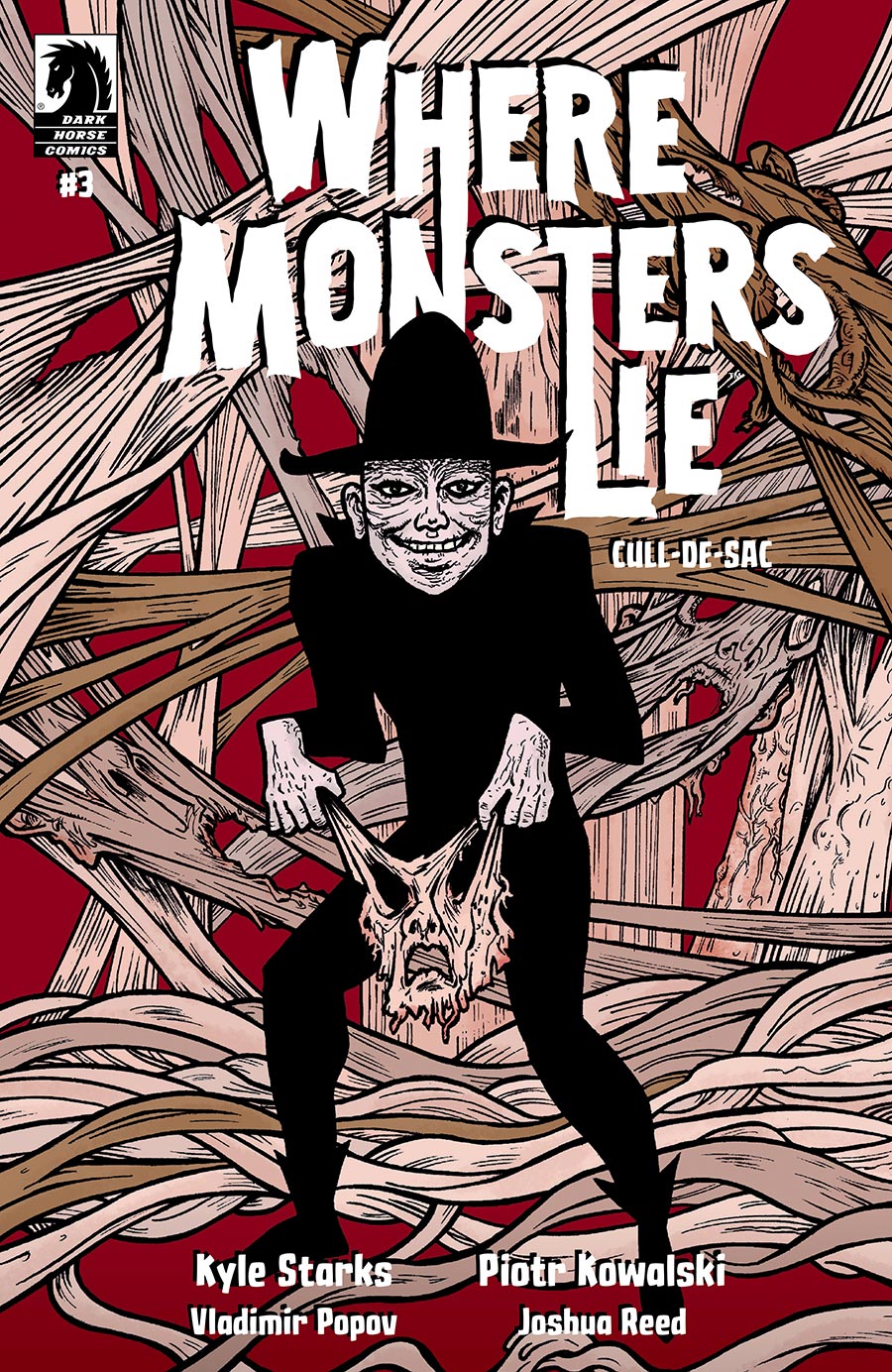 Where Monsters Lie Cull-De-Sac #3 Cover B Variant Evan Dorkin Cover