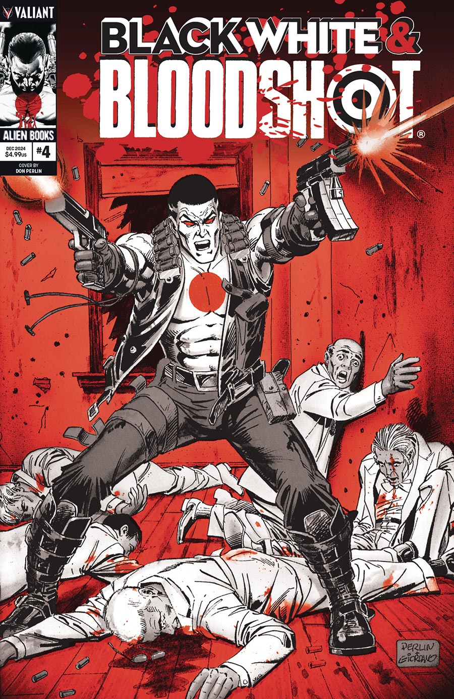 Black White & Bloodshot #4 Cover C Variant Don Perlin Cover