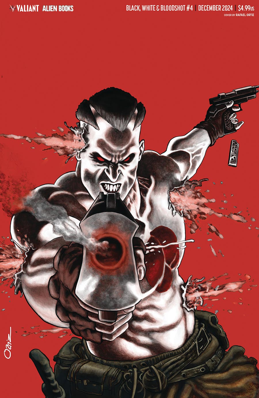 Black White & Bloodshot #4 Cover D Variant Rafael Ortiz Virgin Cover