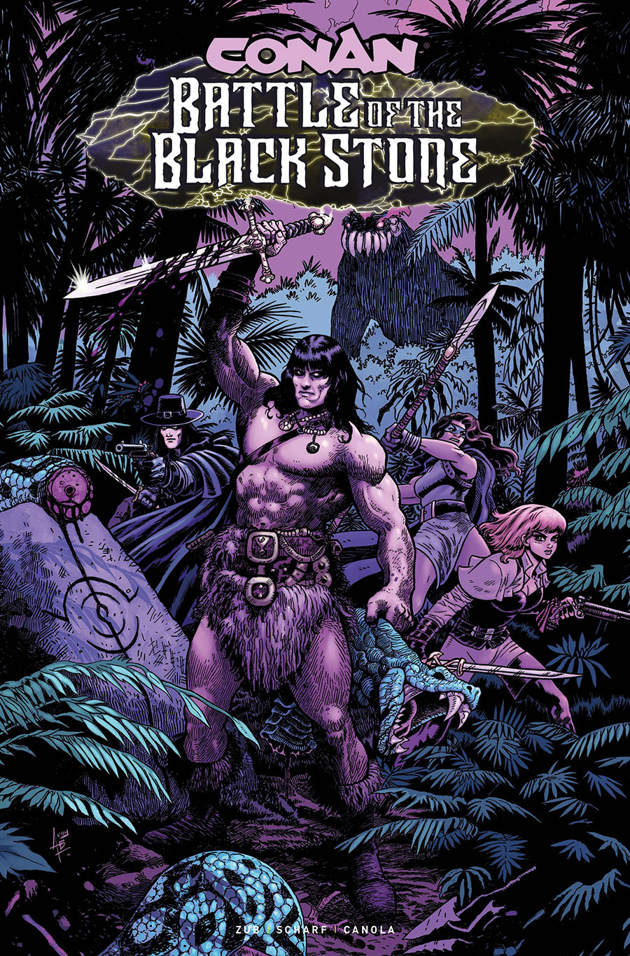 Conan The Barbarian Battle Of The Black Stone #4 Cover B Variant Andy Belanger Cover