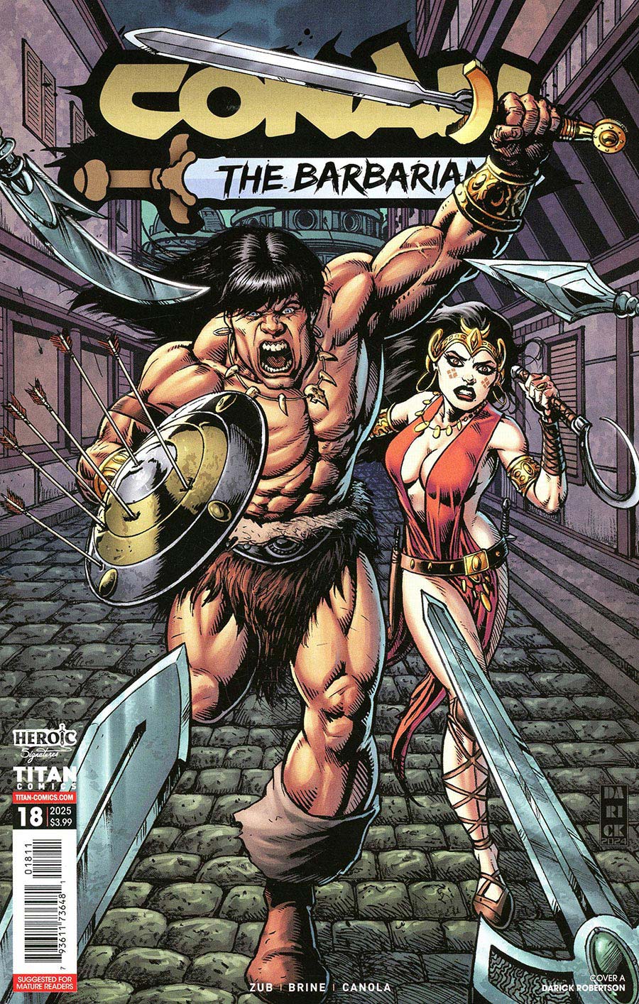 Conan The Barbarian Vol 5 #18 Cover A Regular Darick Robertson Cover