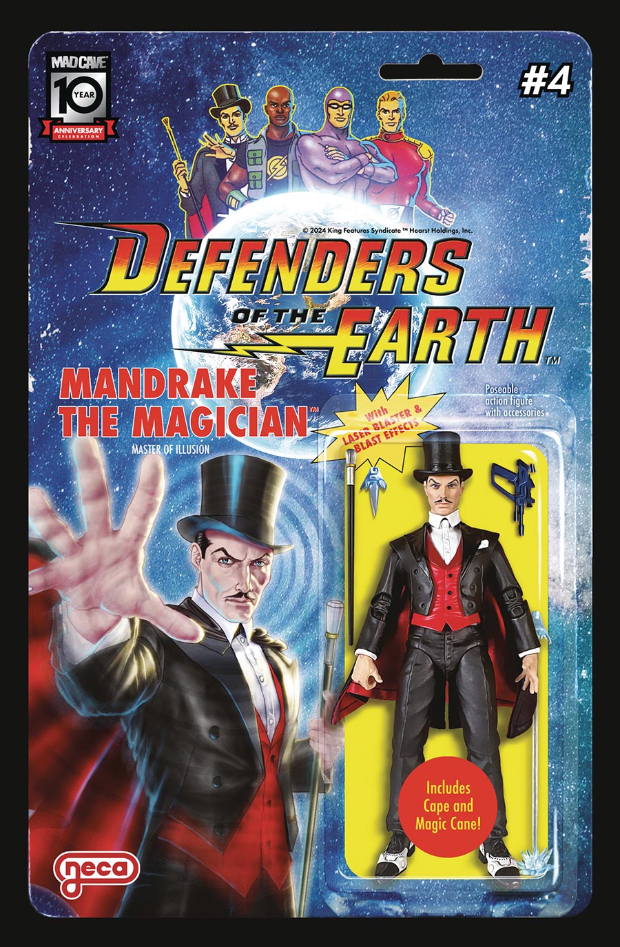 Defenders Of The Earth Vol 2 #4 Cover B Variant Djordje Djokovic Action Figure Cover