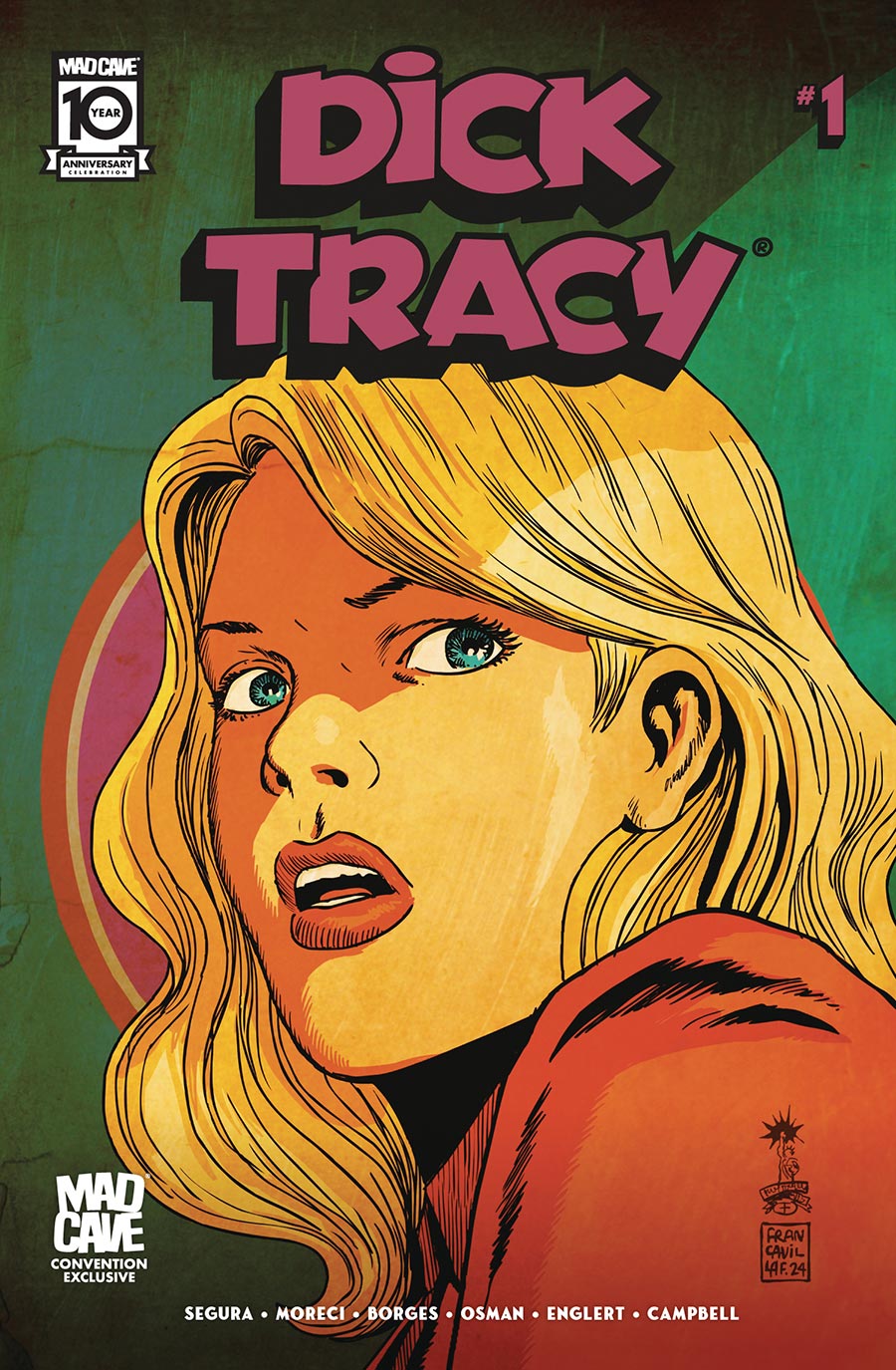 Dick Tracy (Mad Cave Studios) #1 Cover H Convention Exclusive Francesco Francavilla Variant Cover