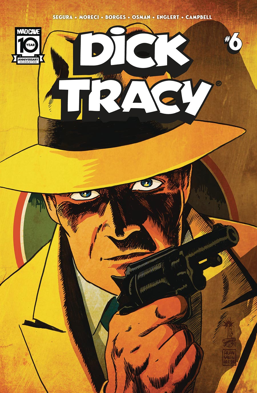 Dick Tracy (Mad Cave Studios) #6 Cover B Variant Francesco Francavilla Cover