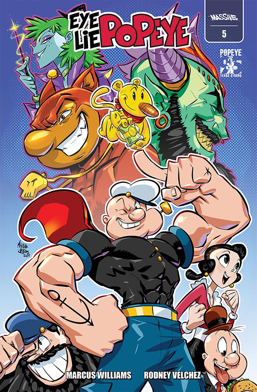 Eye Lie Popeye #5 Cover B Variant Marcus Williams Cover