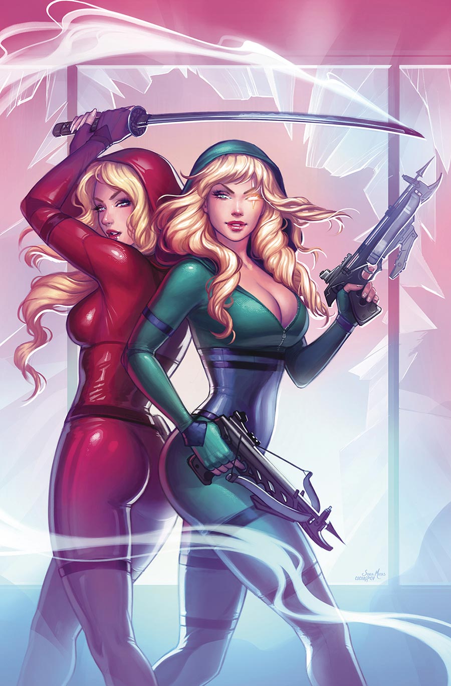 Grimm Fairy Tales Presents Fairy Tale Team-Up Robyn Hood & Red Agent #1 (One Shot) Cover D Variant Sonia Matas Cover