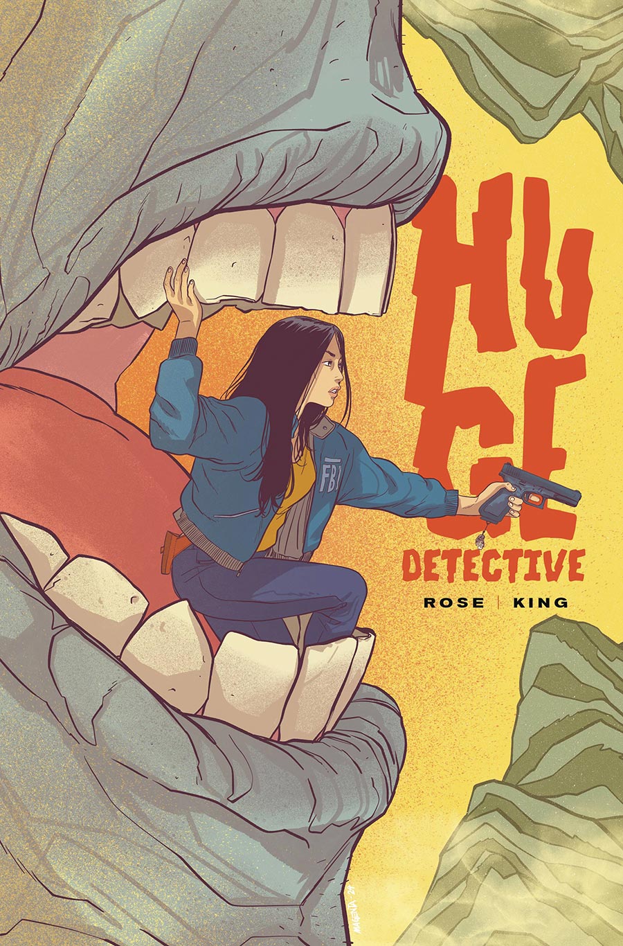 Huge Detective #5 Cover B Variant Magenta King Cover