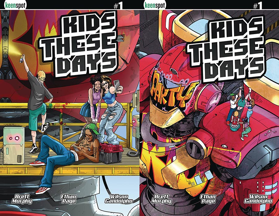 Kids These Days #1 Cover F Variant Holofoil Flip Cover