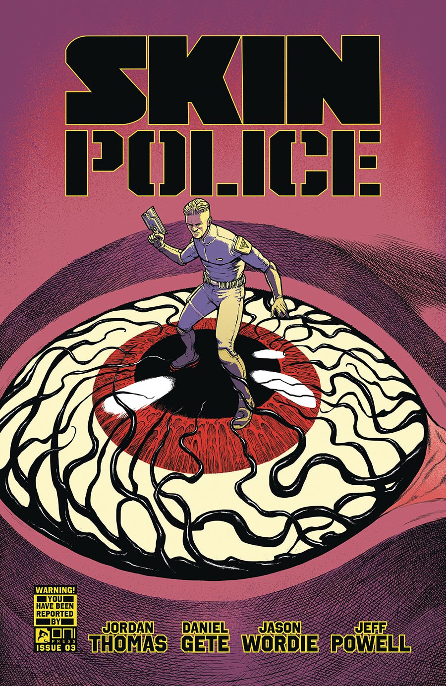 Skin Police #3 Cover A Regular Daniel Gete & Jason Wordie Cover