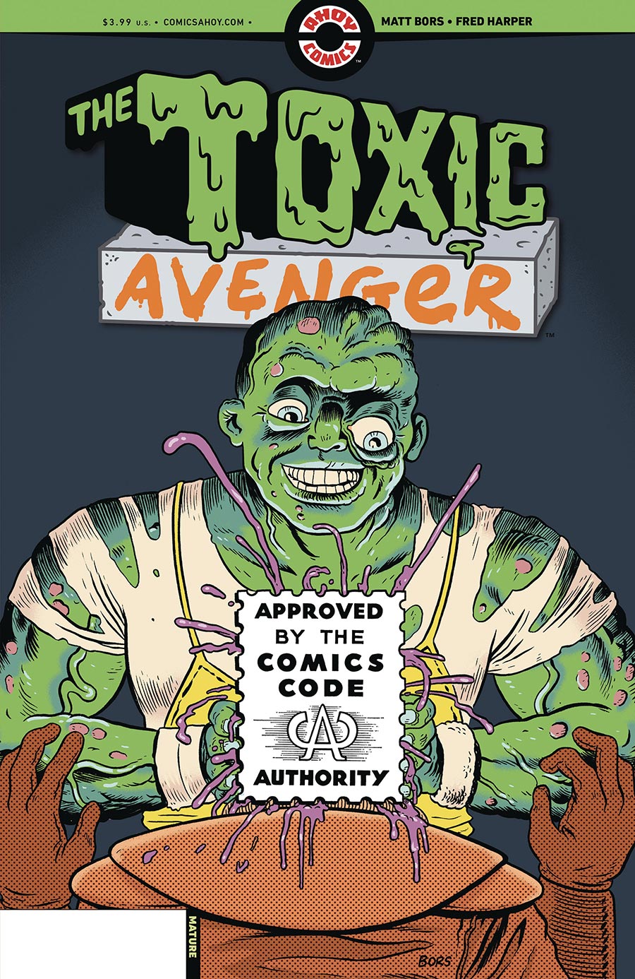 Toxic Avenger Vol 2 #3 Cover B Variant Matt Bors Cover