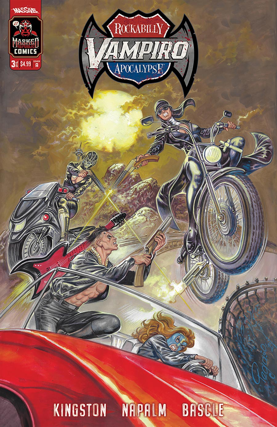 Vampiro Rockabilly Apocalypse #3 Cover A Regular Pegaso Cover