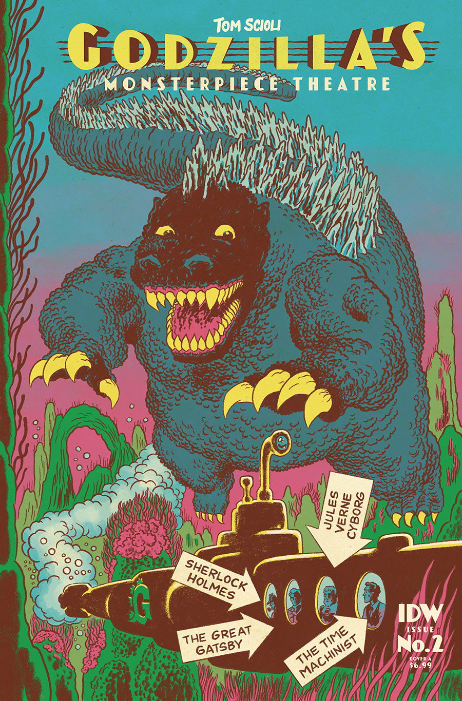 Godzillas Monsterpiece Theatre #2 Cover A Regular Tom Scioli Cover