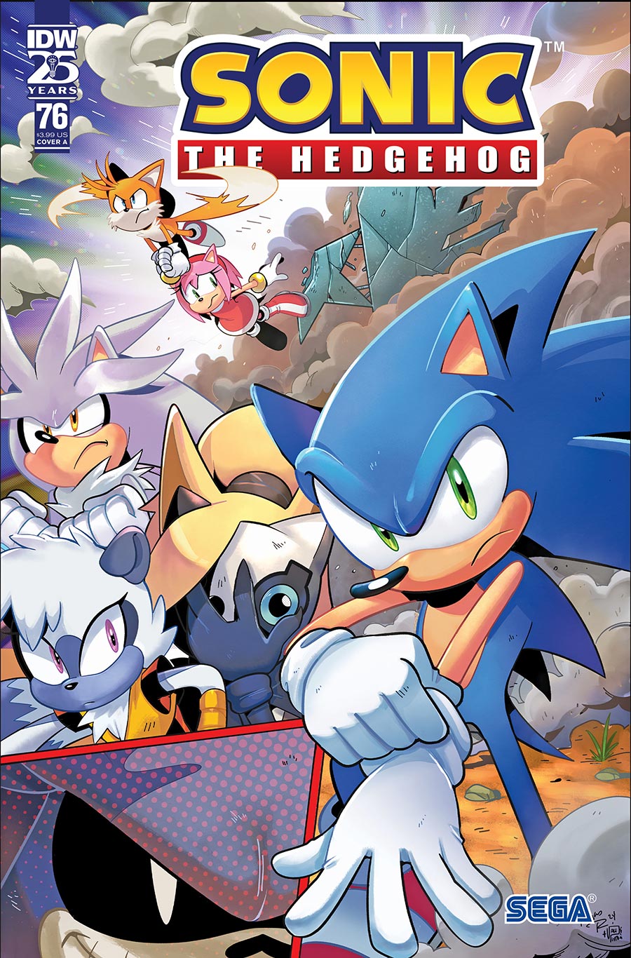 Sonic The Hedgehog Vol 3 #76 Cover A Regular Thomas Rothlisberger Cover