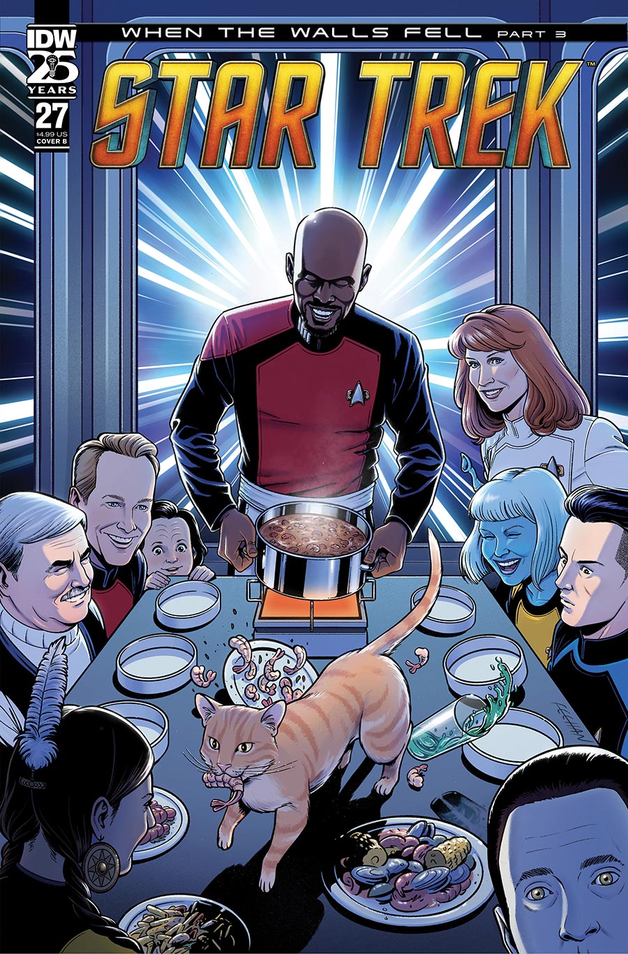 Star Trek (IDW) Vol 2 #27 Cover B Variant Mike Feehan Cover