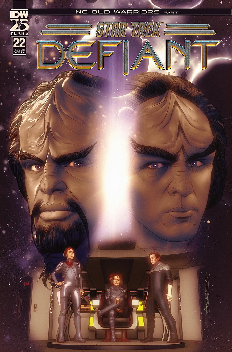 Star Trek Defiant #22 Cover A Regular Angel Unzueta Cover