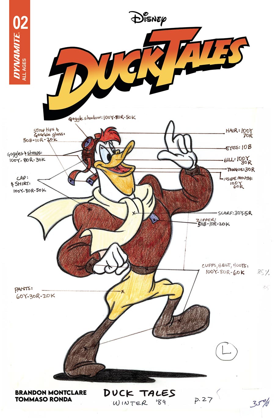 Ducktales Vol 5 #2 Cover E Variant Classic Character Art Cover