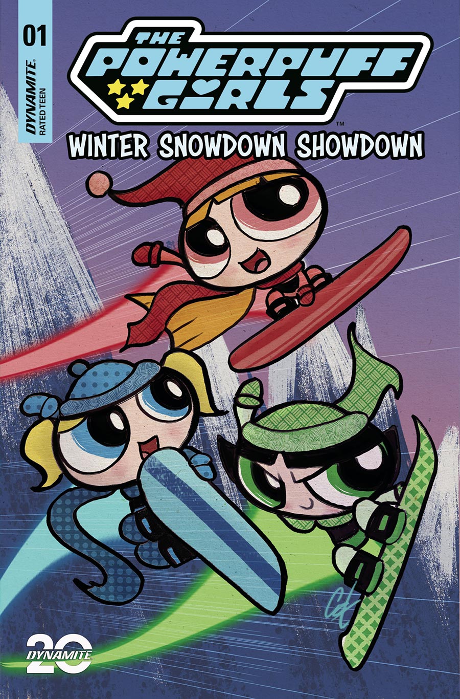 Powerpuff Girls Winter Snowdown Showdown #1 (One Shot) Cover B Variant Cat Staggs Cover