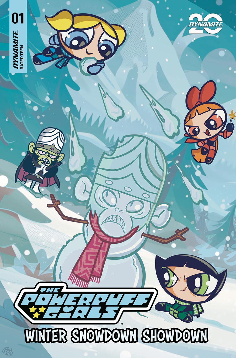 Powerpuff Girls Winter Snowdown Showdown #1 (One Shot) Cover C Variant Francesco Tomaselli Cover