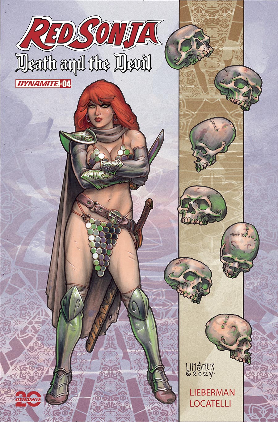 Red Sonja Death And The Devil #4 Cover A Regular Joseph Michael Linsner Cover