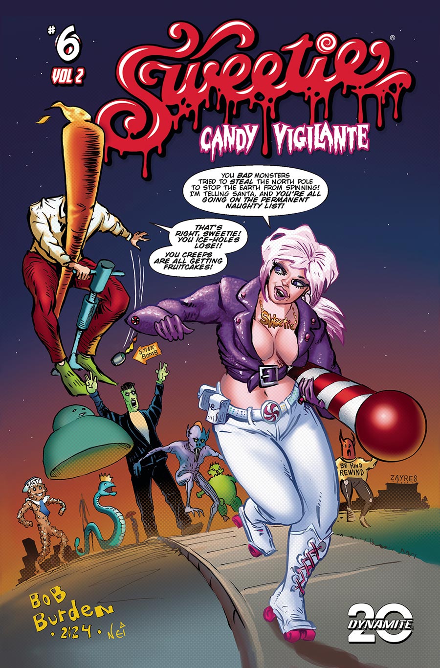 Sweetie Candy Vigilante Vol 2 #6 Cover B Variant Bob Burden Cover