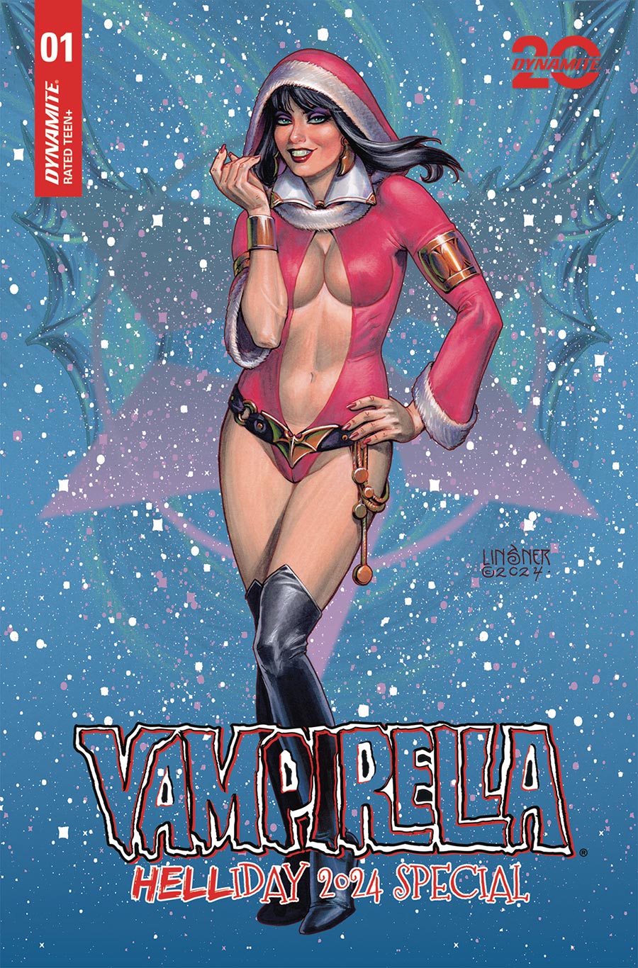 Vampirella Helliday 2024 Special #1 (One Shot) Cover B Variant Joseph Michael Linsner Cover