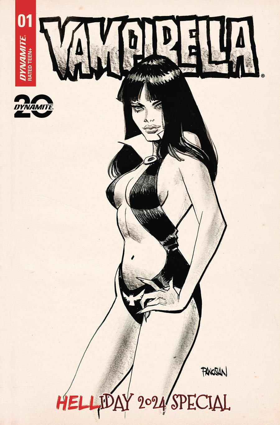 Vampirella Helliday 2024 Special #1 (One Shot) Cover C Variant Dan Panosian Cover