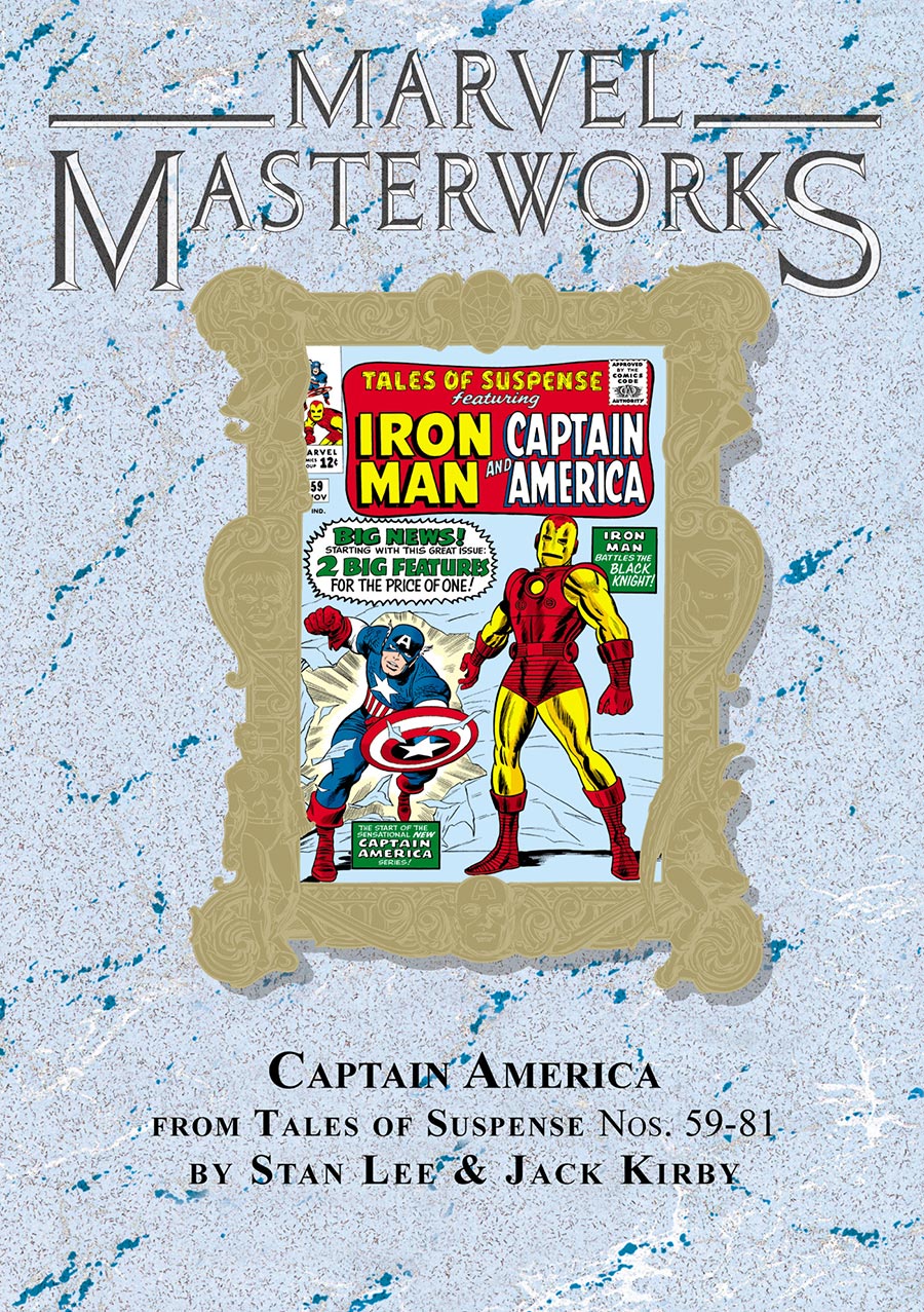 Marvel Masterworks Captain America Vol 1 HC Variant Dust Jacket (ReMasterworks)