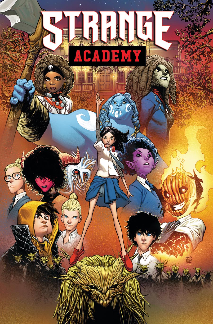 Strange Academy Omnibus HC Book Market Humberto Ramos Cover