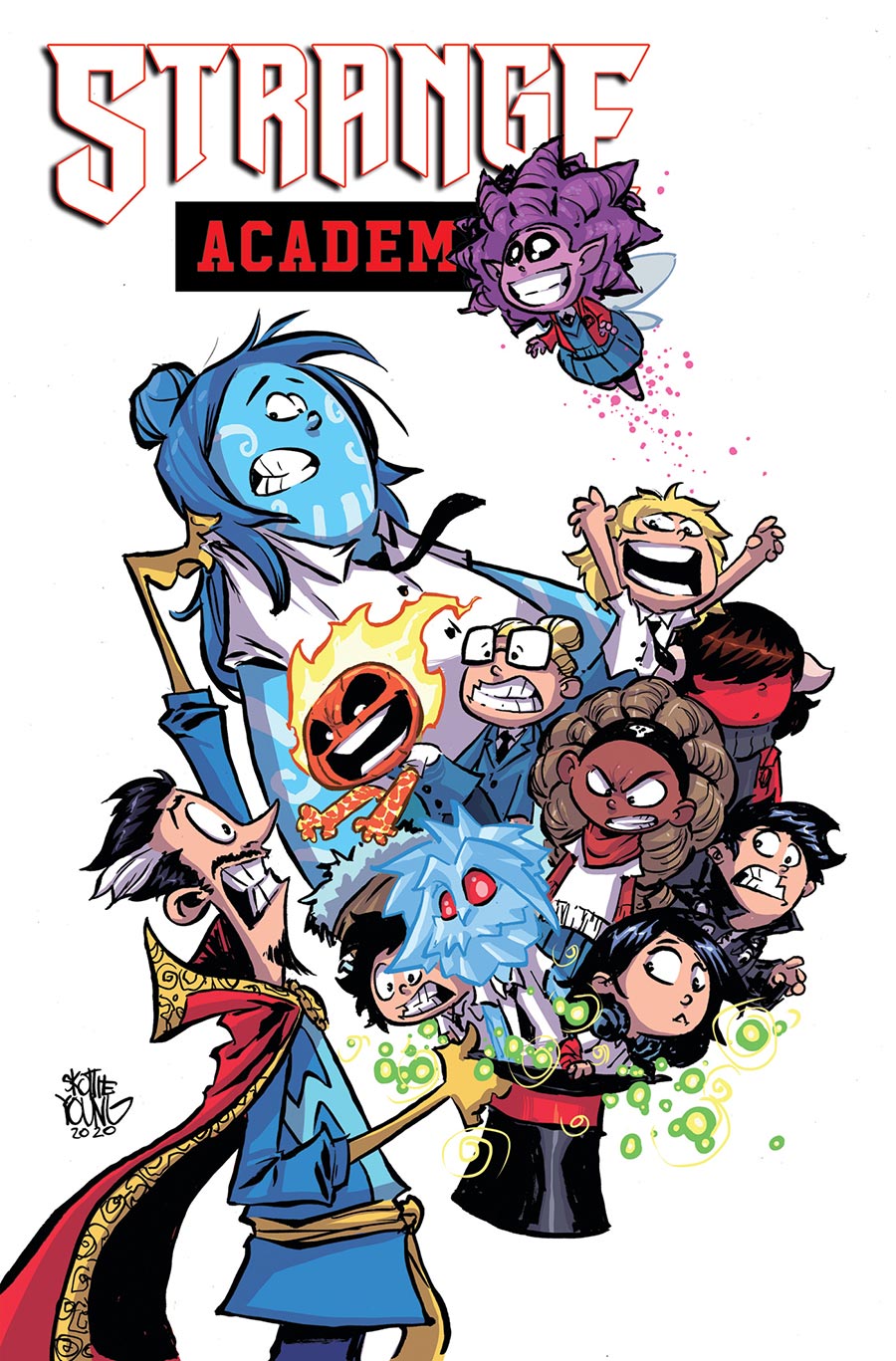 Strange Academy Omnibus HC Direct Market Skottie Young Variant Cover