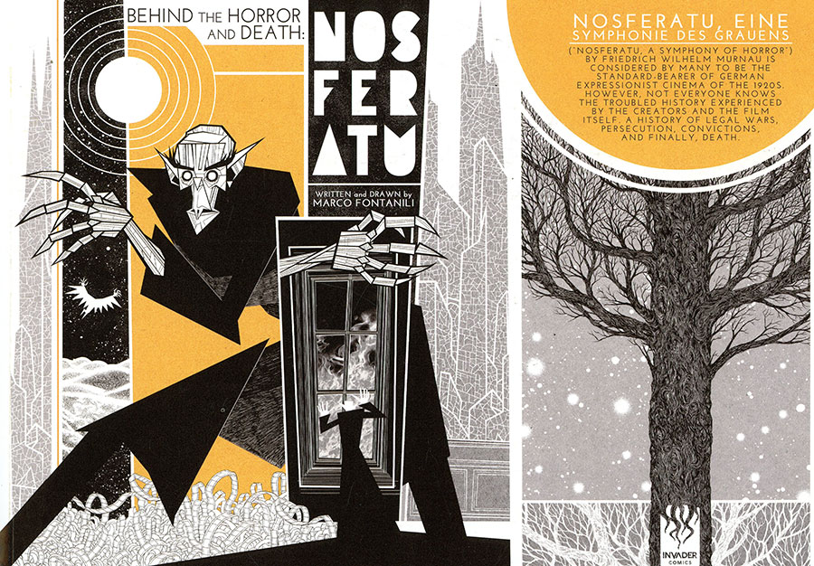 Behind The Horror And Death Nosferatu TP Cover A Regular Marco Fontanili Cover