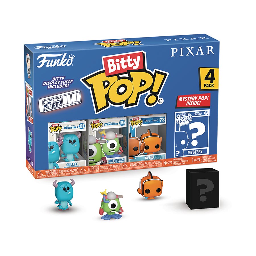 Bitty POP Disney Pixar Vinyl Figure 4-Pack - Monsters Inc