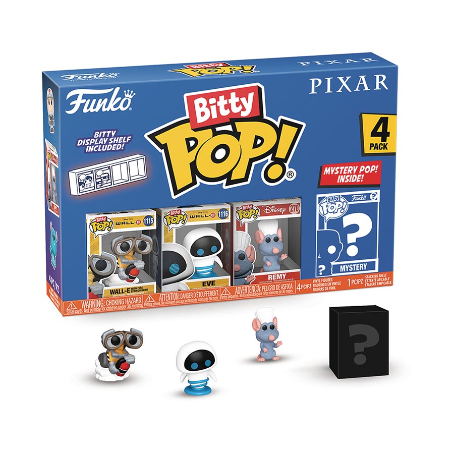 Bitty POP Disney Pixar Vinyl Figure 4-Pack - Wall-E