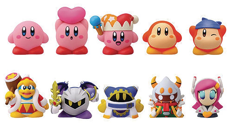 Kirby Finger Puppet Series 1 Blind Mystery Box 10-Piece Display