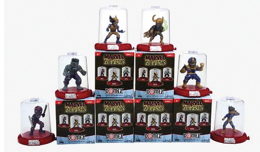 Marvel Zombies Domez Series 1 Blind Mystery Box 16-Piece Display