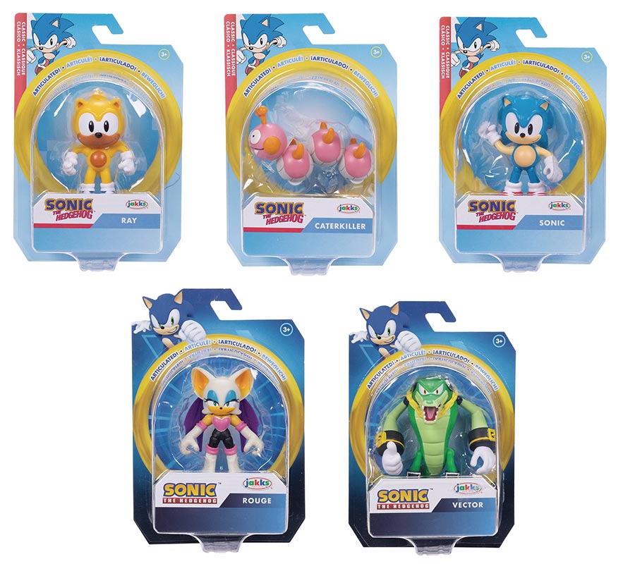 Sonic The Hedgehog 2.5-Inch Action Figure Wave 16 Assortment Case (5-Count)