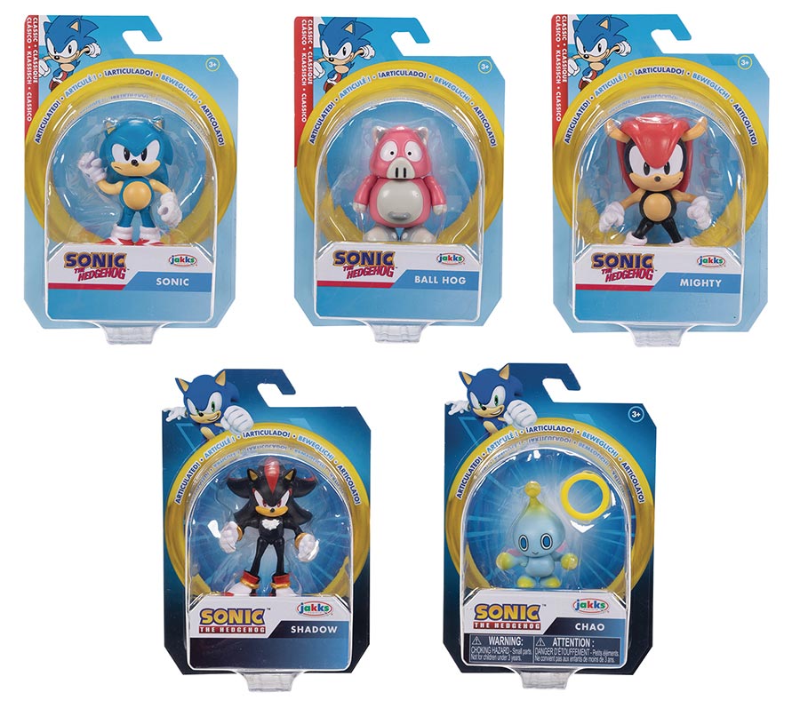 Sonic The Hedgehog 2.5-Inch Action Figure Wave 17 Assortment Case